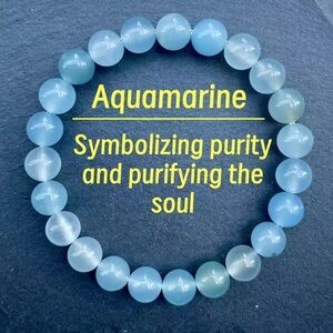 💎4/$20💎Aquamarine Beaded Bracelet